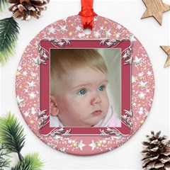 First Christmas Round Ornament (2 sided) - Round Ornament (Two Sides)