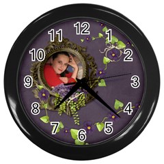 Lavender Dream - Wall Clock(Black)  - Wall Clock (Black)