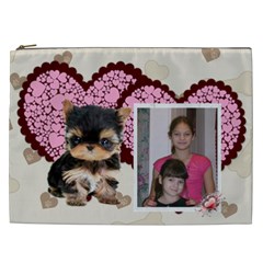 I love My Yorkie Cosmetic Bag (XXL) 2 sides