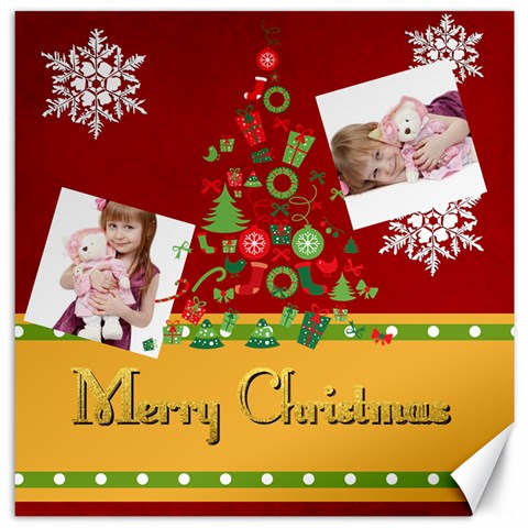 Christmas By Jo Jo 11.4 x11.56  Canvas - 1