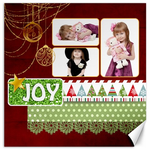 Christmas By Jo Jo 11.4 x11.56  Canvas - 1