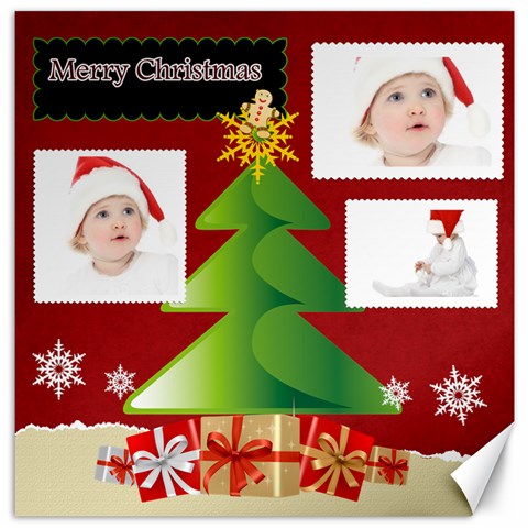 Christmas By Jo Jo 11.4 x11.56  Canvas - 1
