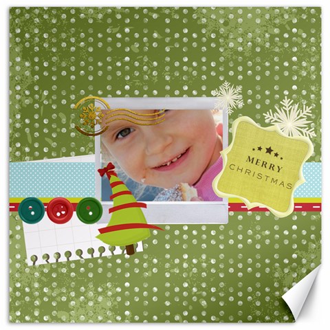 Christmas By Jo Jo 11.4 x11.56  Canvas - 1