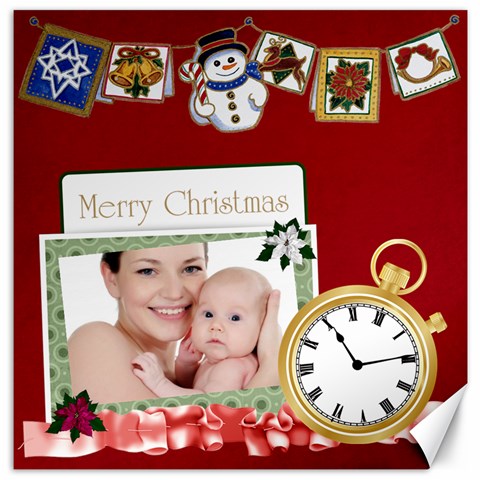 Christmas By Jo Jo 11.4 x11.56  Canvas - 1