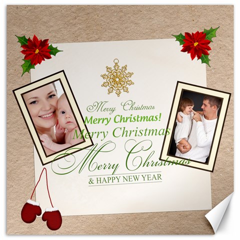 Christmas By Jo Jo 11.4 x11.56  Canvas - 1