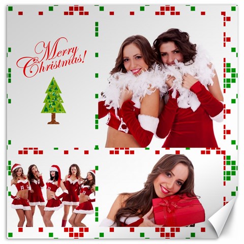 Christmas By Angena Jolin 11.4 x11.56  Canvas - 1