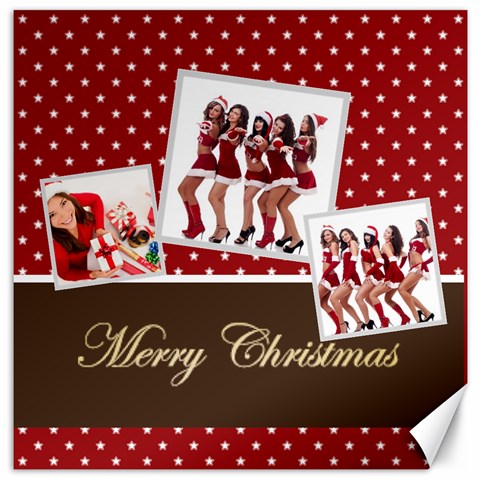 Christmas By Angena Jolin 11.4 x11.56  Canvas - 1