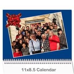 xmas calendar 2o12 - Wall Calendar 11  x 8.5  (12-Months)