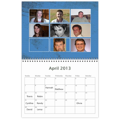 Xmas Calendar 2o12 By Kelly Flickinger Apr 2013
