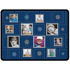 Pretty Blue XL Fleece Blanket (4 styles) - Fleece Blanket (Large) Pretty Blue XL Fleece Blanket (4 styles) - Fleece Blanket (Large)