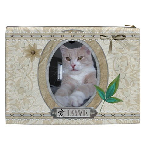 Love Xxl Cosmetic Bag By Lil Back
