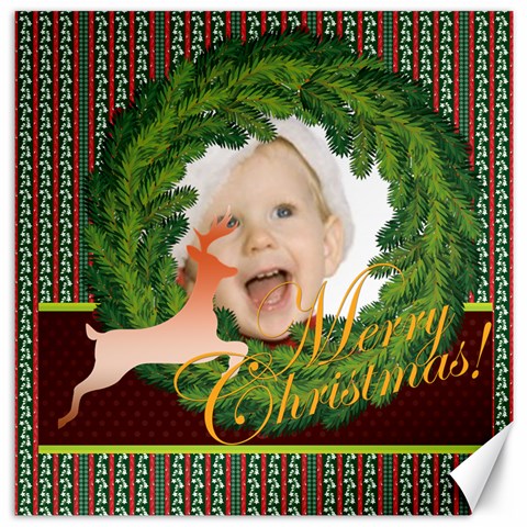 Christmas By Man 11.4 x11.56  Canvas - 1
