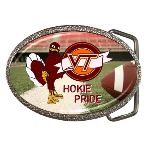 Belt Buckle Virginia Tech By Pat Kirby Front