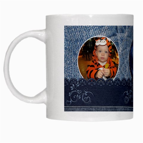 Denim Look Mug By Lil Left