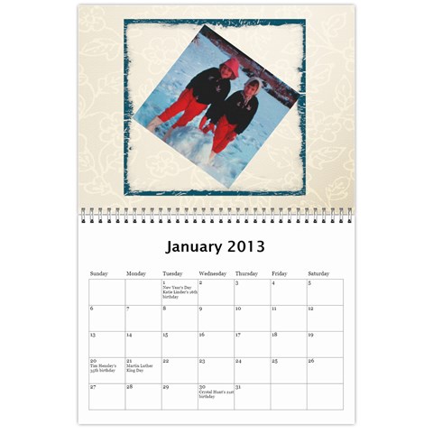 Linder Calendar 2013 By Deborah Hensley Jan 2013
