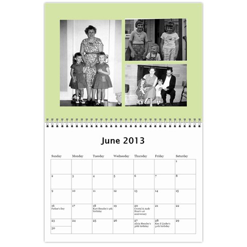 Linder Calendar 2013 By Deborah Hensley Jun 2013