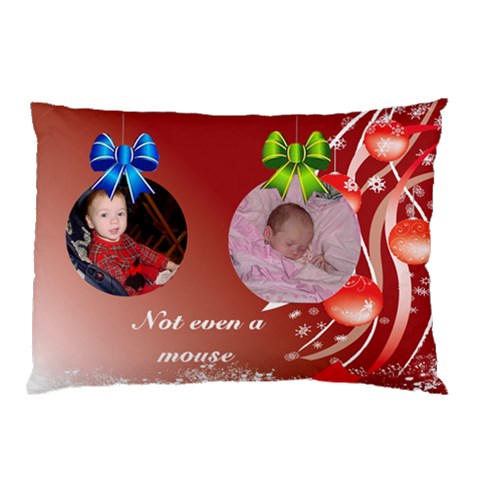 Christmas Eve Pillow Case By Kim Blair Back