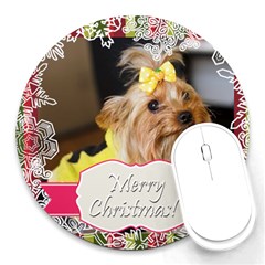 christmas - Round Mousepad