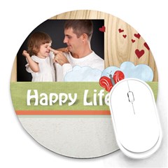 christmas - Round Mousepad