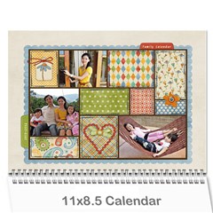 2013_8.5*11 - Wall Calendar 11  x 8.5  (12-Months)