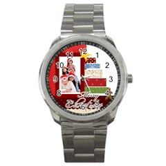 merry christmas - Sport Metal Watch