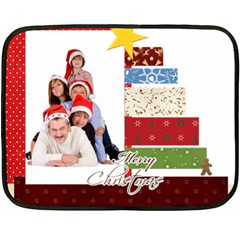 merry christmas - Two Sides Fleece Blanket (Mini)