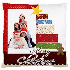 merry christmas - Large Cushion Case (One Side)