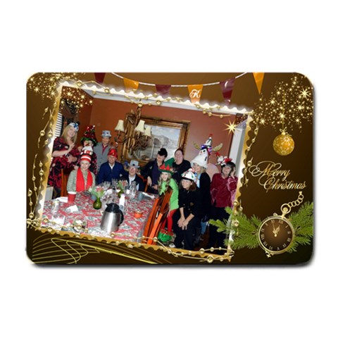 Small Doormat Christmas Hat Contest By Pat Kirby 24 x16  Door Mat