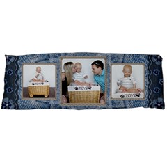 Denim Look Body Pillow Case - 21 x60  Body Pillow Case (Dakimakura)