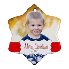 Darius  ornament 2012 - Ornament (Snowflake)