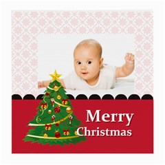 merry christmas, xmas, happy new year  - Medium Glasses Cloth