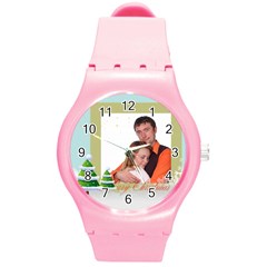 merry christmas, xmas, happy new year - Round Plastic Sport Watch (M) merry christmas, xmas, happy new year - Round Plastic Sport Watch (M)