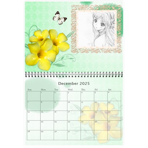 Flower Calendar By Joanne5 Dec 2025