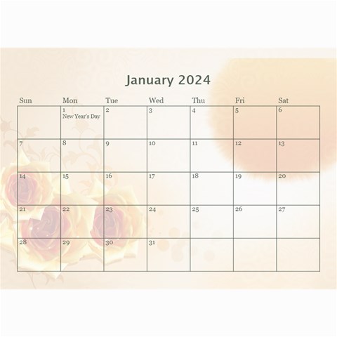 Flower Calendar By Joanne5 Feb 2024