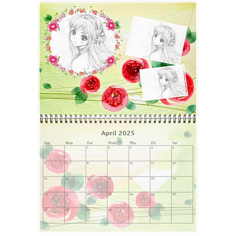 Flower Calendar By Joanne5 Apr 2025
