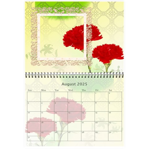Flower Calendar By Joanne5 Aug 2025