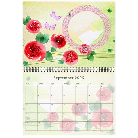 Flower Calendar By Joanne5 Sep 2025