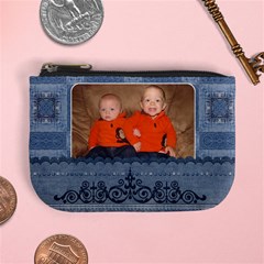 Denim Look Mini Coin Purse