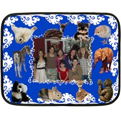 Baby Animal Blanket mini two sides - Two Sides Fleece Blanket (Mini)