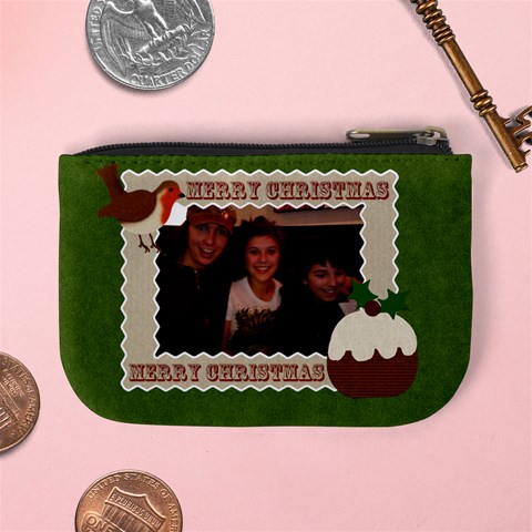 Christmas Fuzzy Felt Mini Purse By Claire Mcallen Back