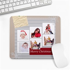 merry christmas - Large Mousepad