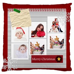 merry christmas - Large Cushion Case (One Side)