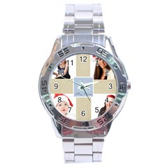 merry christmas - Stainless Steel Analogue Watch merry christmas - Stainless Steel Analogue Watch