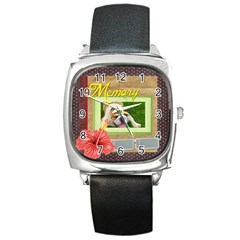 merry christmas - Square Metal Watch merry christmas - Square Metal Watch