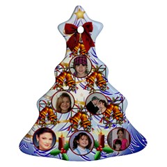 Family Photo Christmas tree ornament 2 sides - Christmas Tree Ornament (Two Sides)