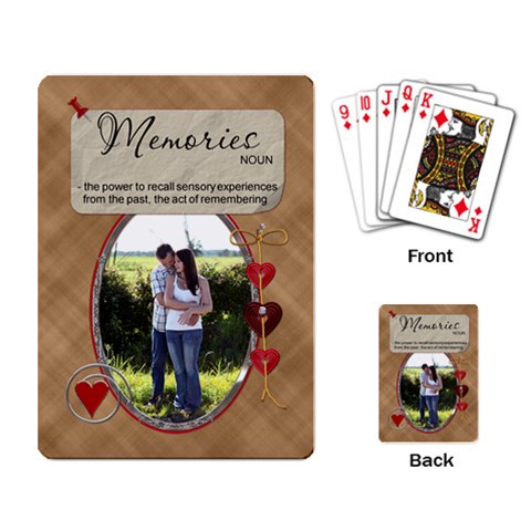 Memories Playing Cards By Lil Back