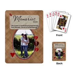 Memories Playing Cards - Playing Cards Single Design (Rectangle)