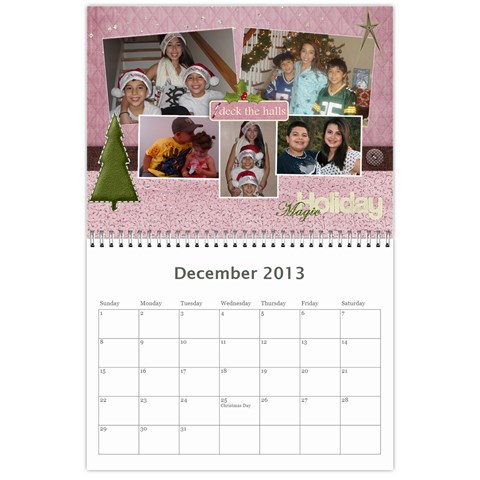 Calendar 2013 By Karen Betancourt Dec 2013