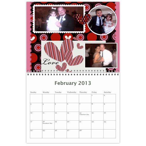 Calendar 2013 By Karen Betancourt Feb 2013