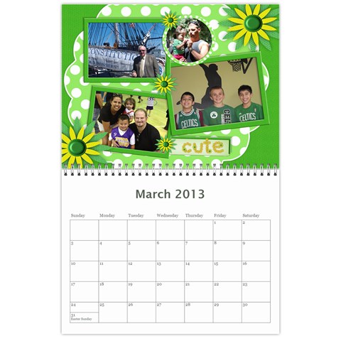 Calendar 2013 By Karen Betancourt Mar 2013